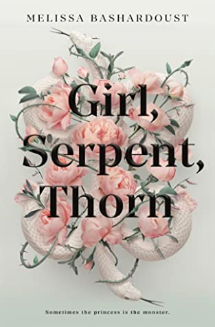 girl, serpent, thorn